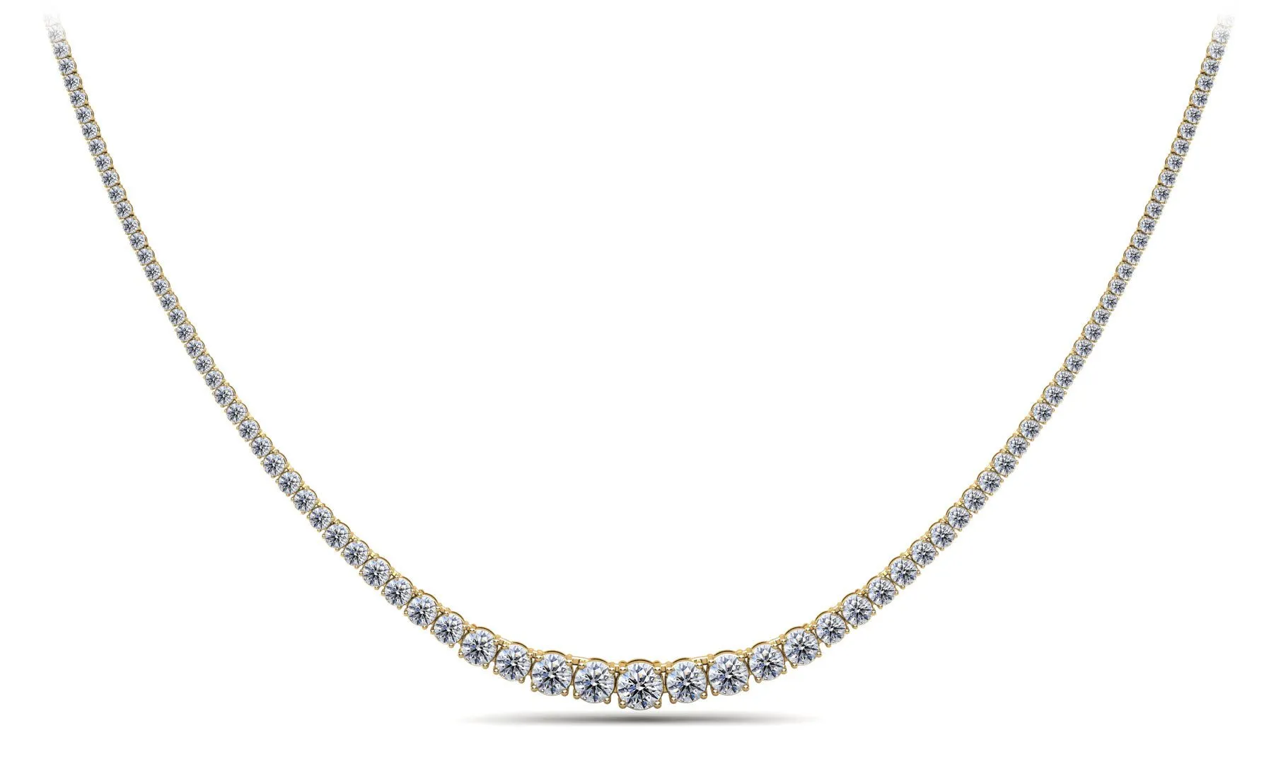 Classic Graduated Strand Of Diamonds with 19.94 ct.(finished)