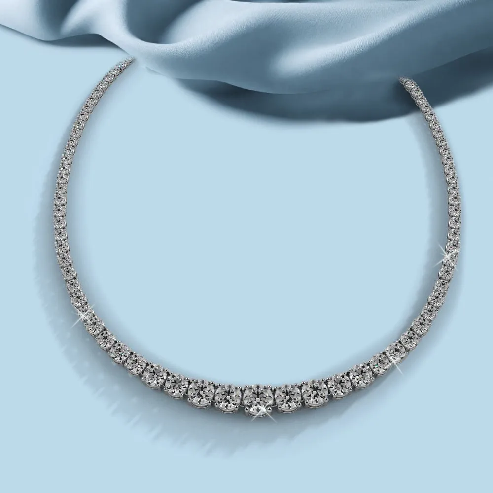 Classic Graduated Strand Of Diamonds with 19.94 ct.(finished)