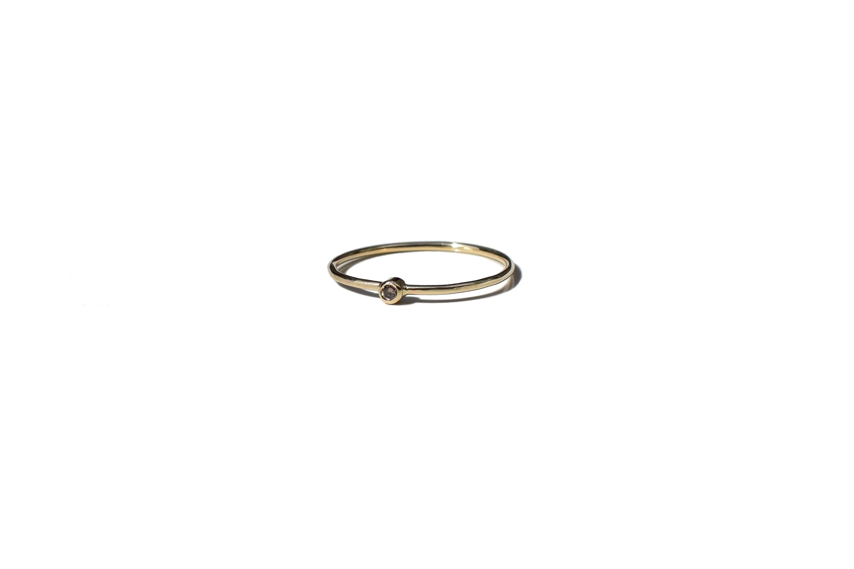 Cognac diamond solitaire