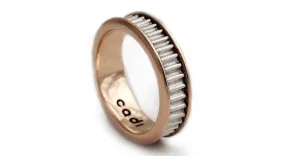 Coil- rose gold and white gold