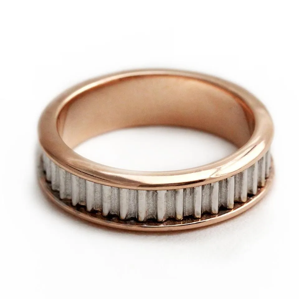 Coil- rose gold and white gold