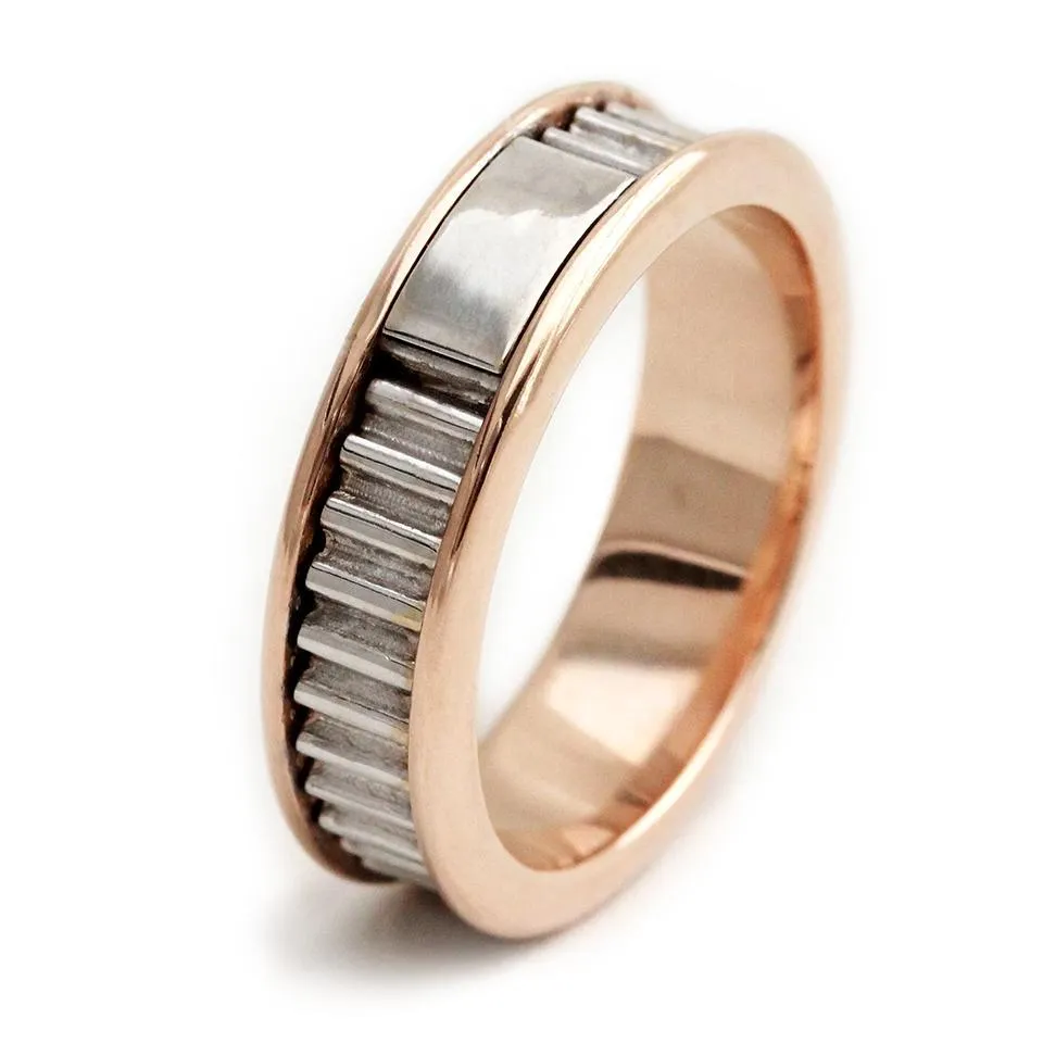 Coil- rose gold and white gold