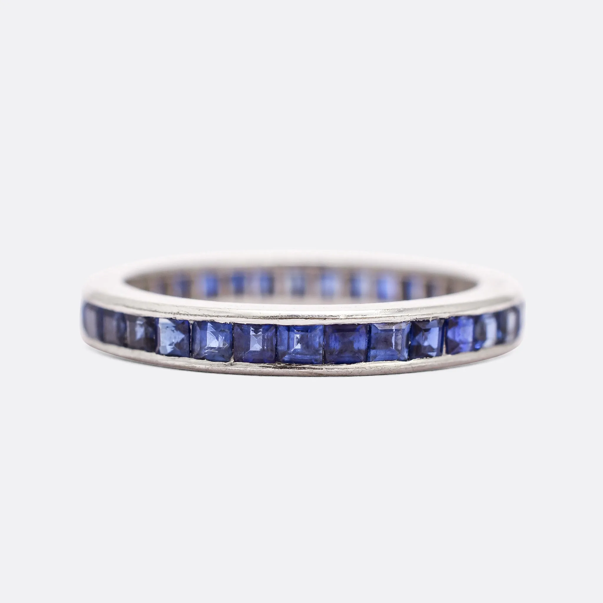 Collection of Three 1950s Gemset Eternity Rings