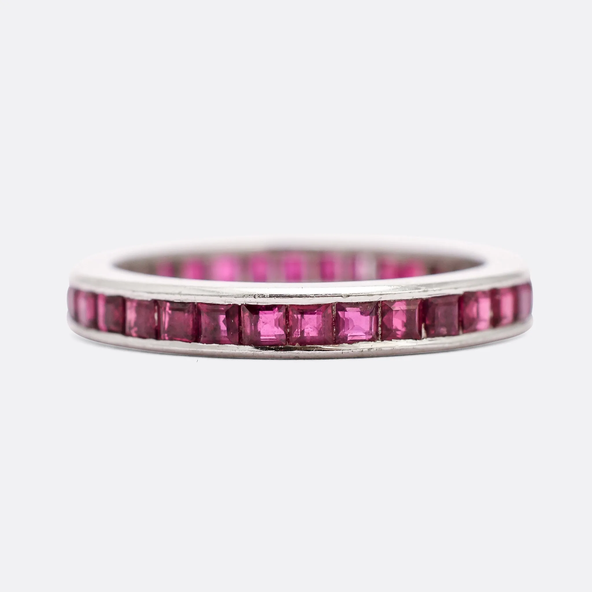 Collection of Three 1950s Gemset Eternity Rings