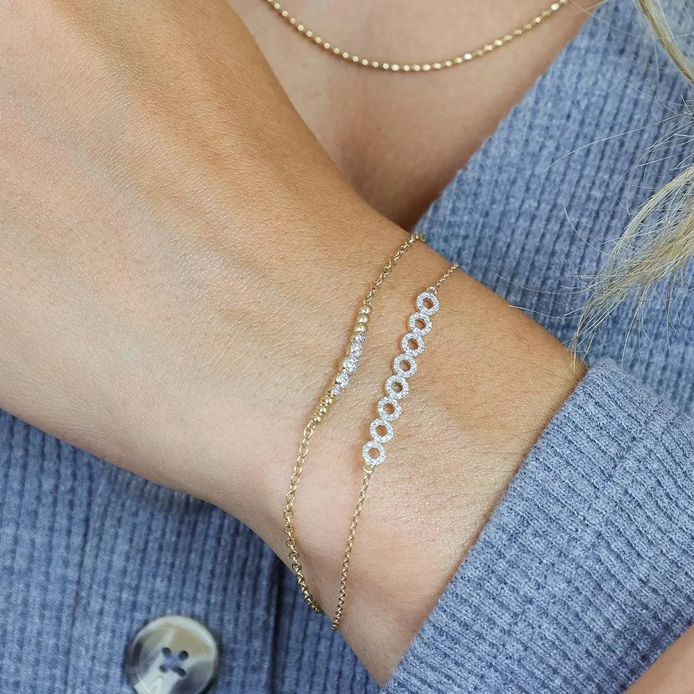 Connect the Circles Chain Bracelet