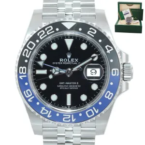 Copy of NEW DEC 2019 Rolex GMT Master Batman Blue Jubilee Ceramic 126710 Watch B