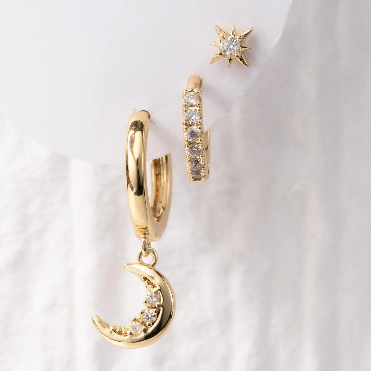 Dayton Trio Earrings Set