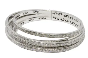 de GRISOGONO Allegra White Gold and Diamond Bracelet Medium
