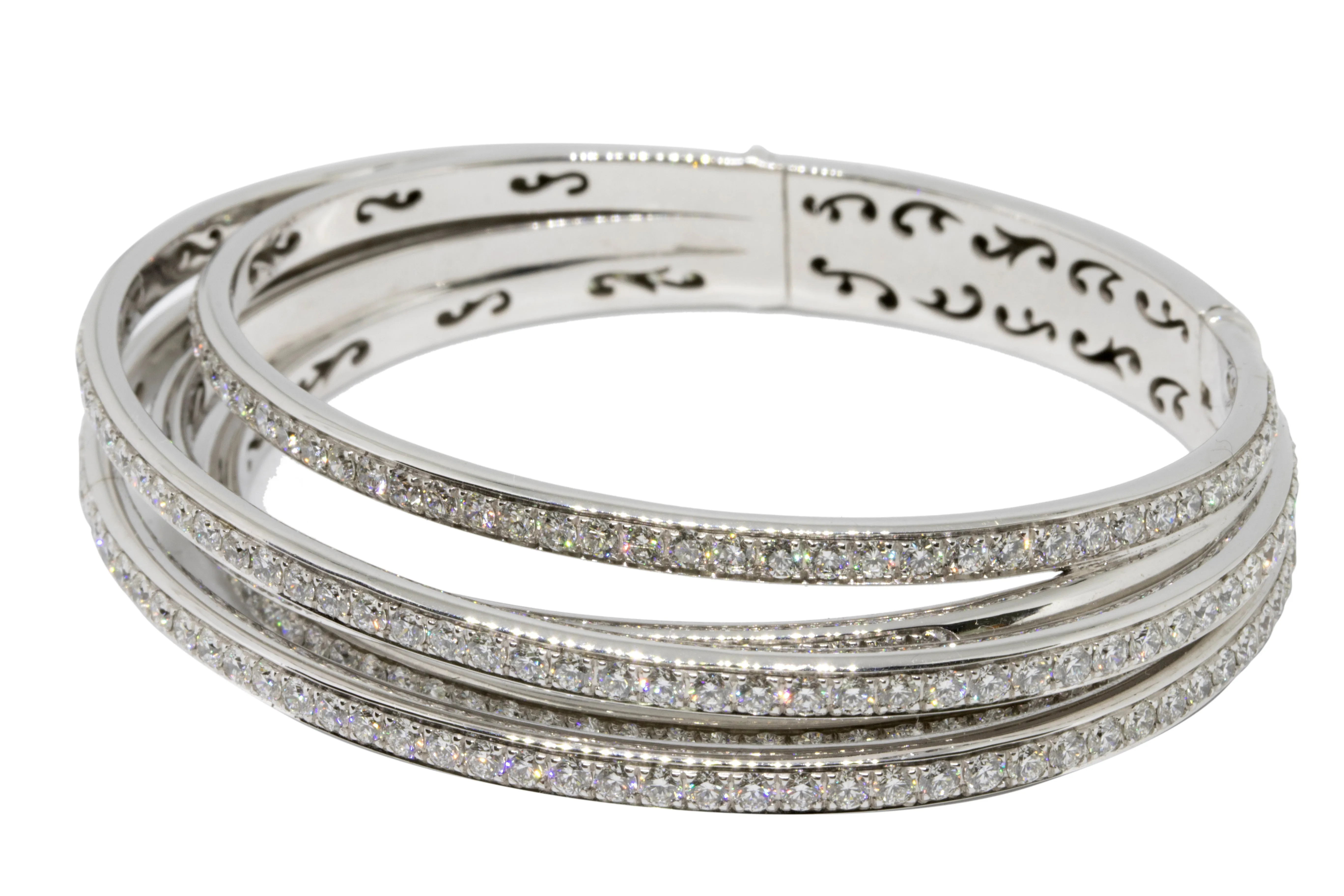 de GRISOGONO Allegra White Gold and Diamond Bracelet Medium