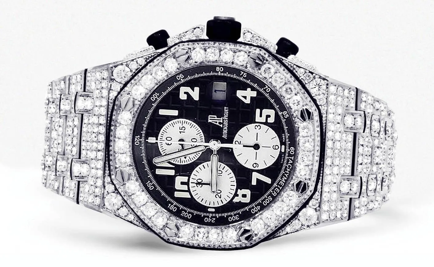 Diamond Audemars Piguet Royal Oak Offshore | Stainless Steel | 42 Mm