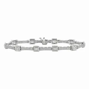 DIAMOND BRACELET 14K GOLD (1.51 CTW)