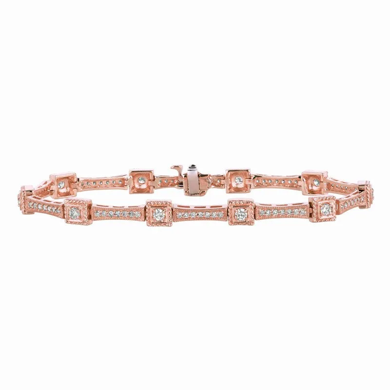 DIAMOND BRACELET 14K GOLD (1.51 CTW)