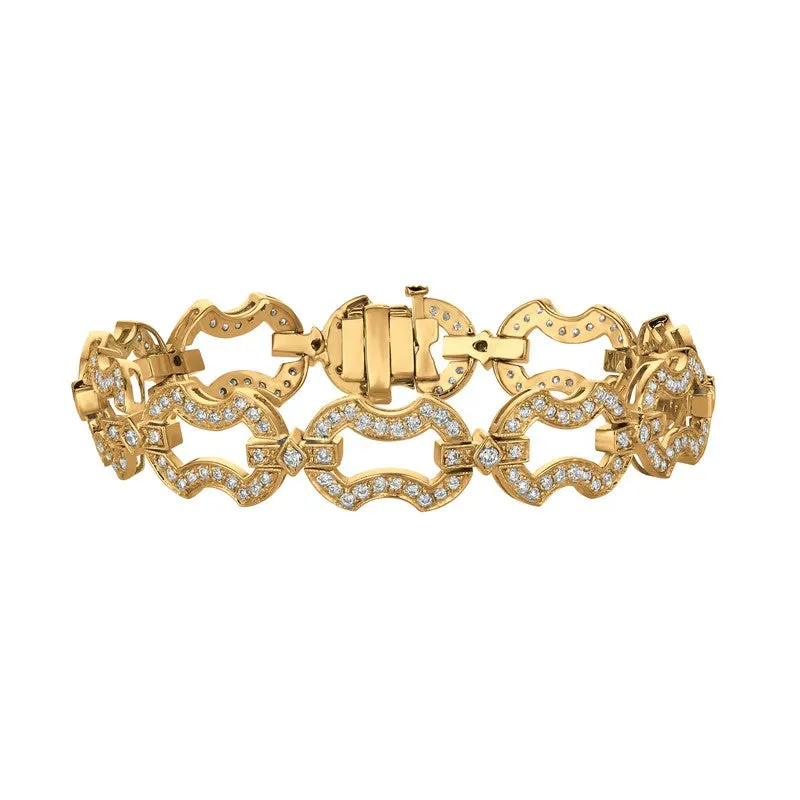 DIAMOND BRACELET 14K GOLD (2.25 CTW)