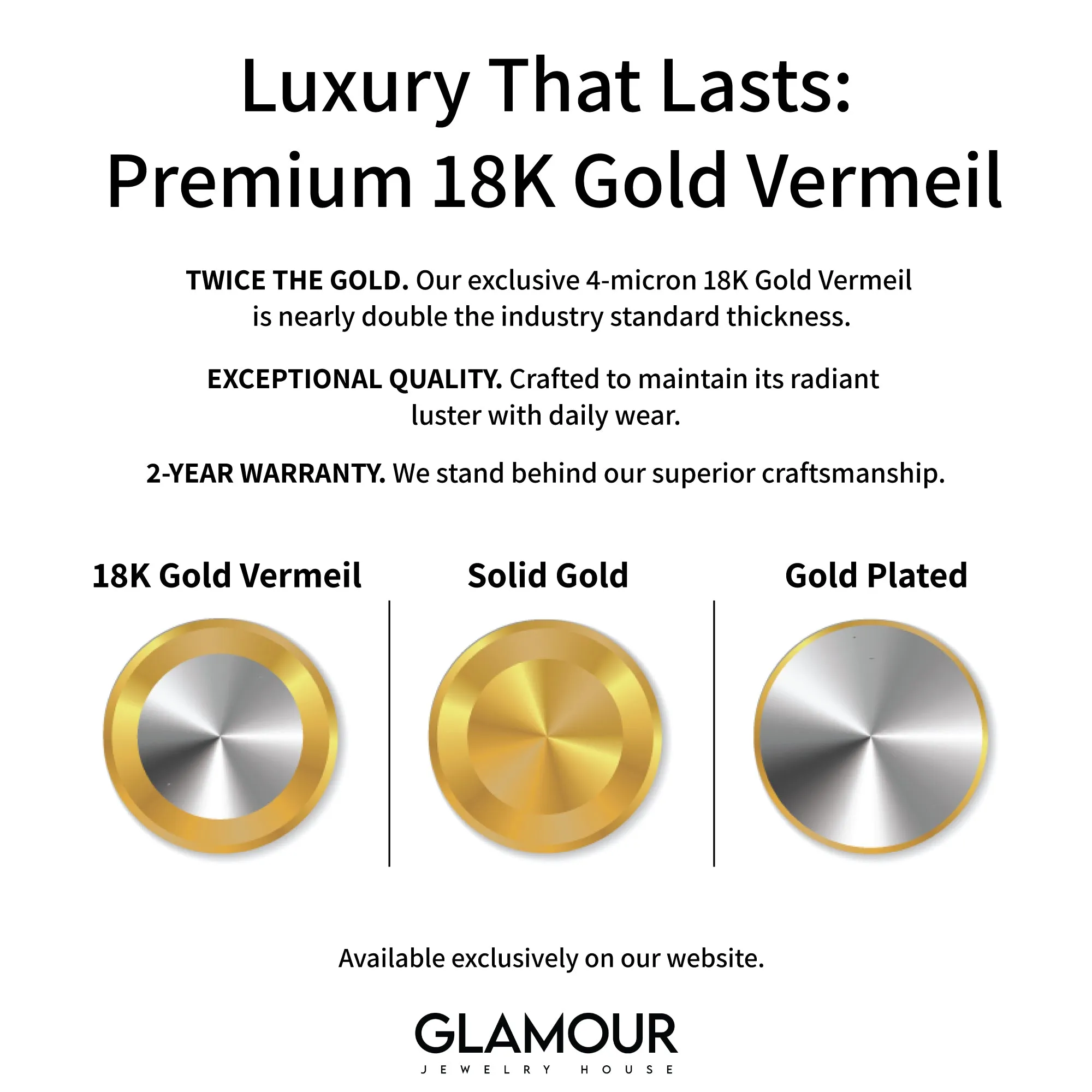 Diamond Bracelet - 18K Gold Vermeil
