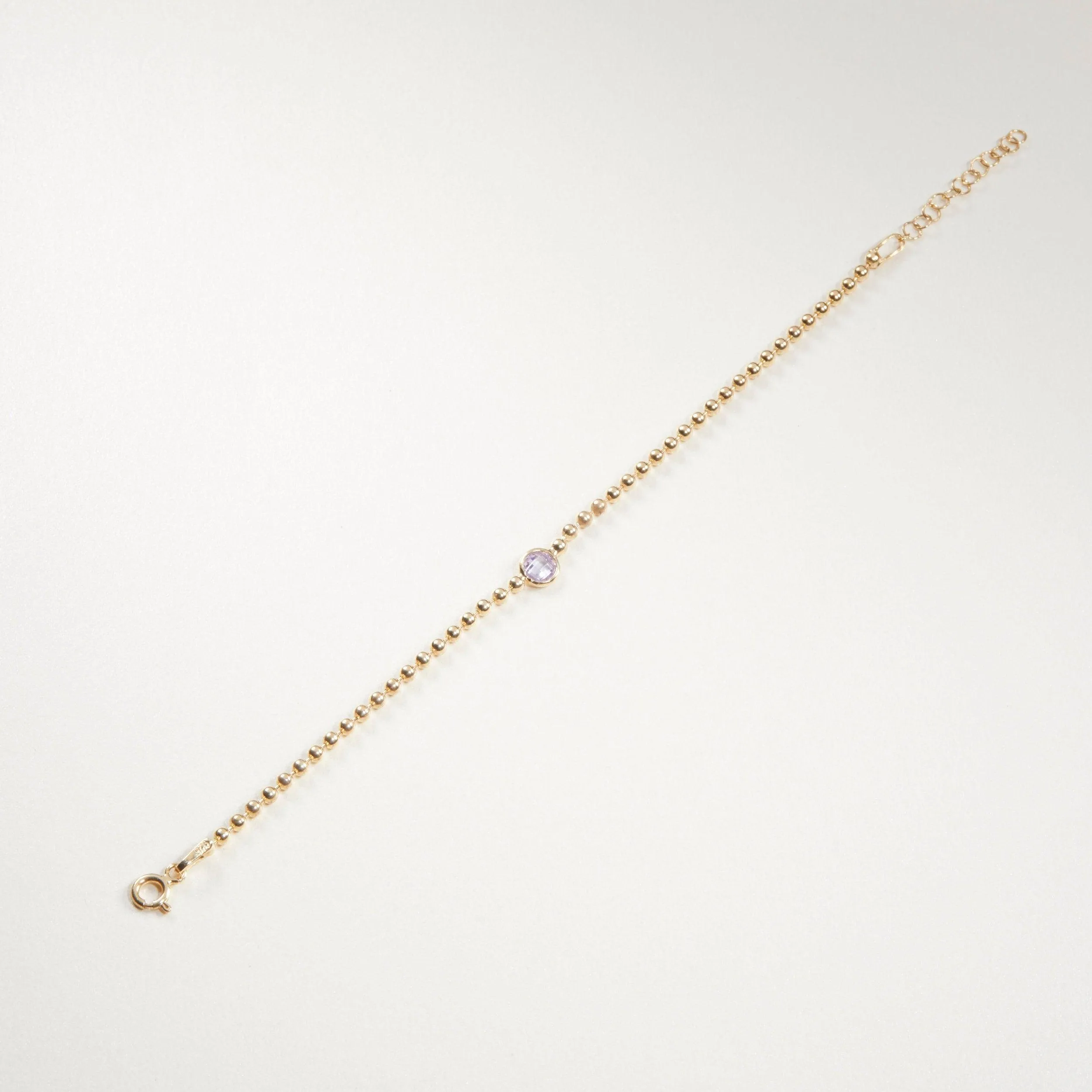 Diamond Bracelet - 18K Gold Vermeil
