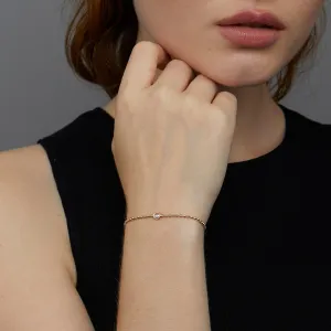 Diamond Bracelet - 18K Gold Vermeil