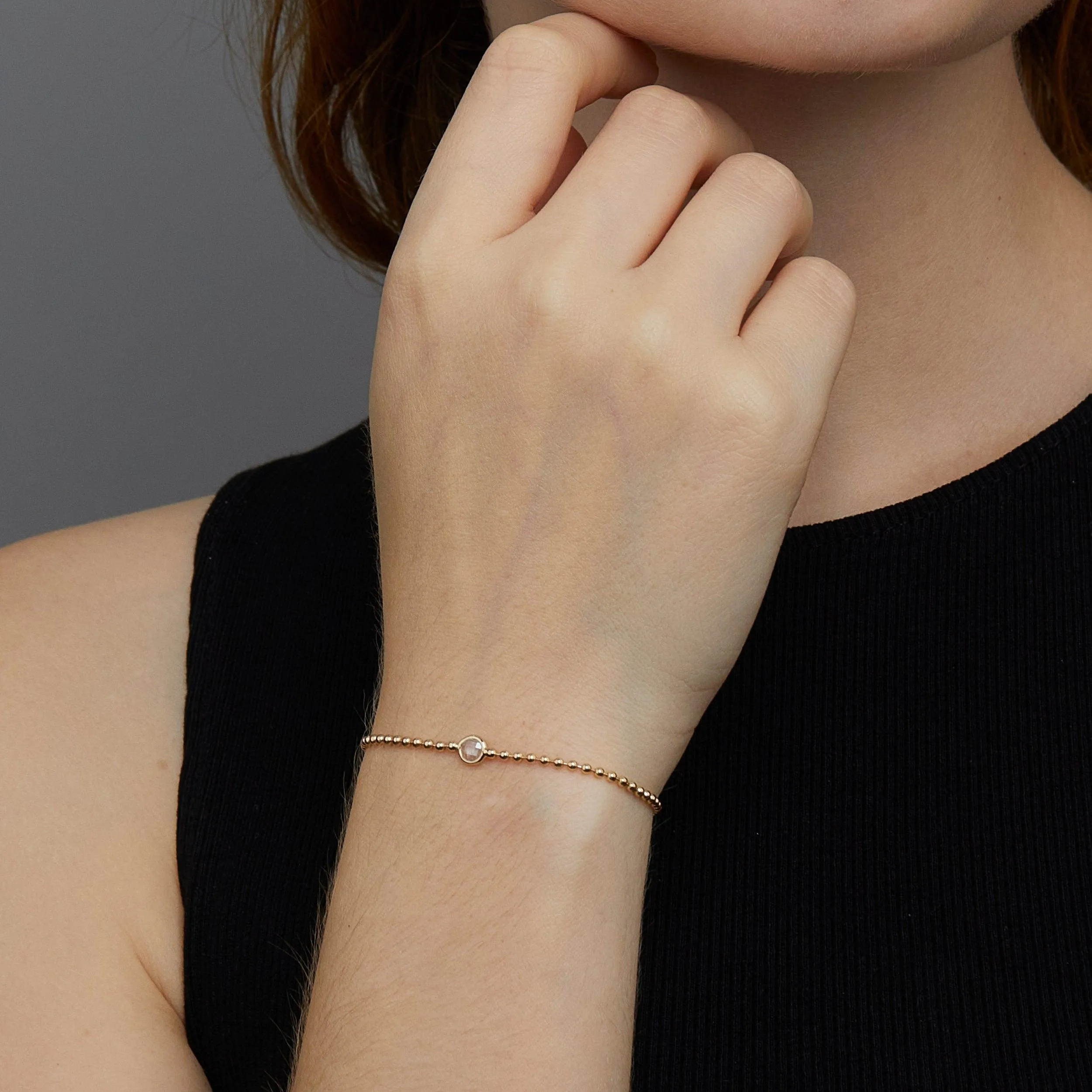 Diamond Bracelet - 18K Gold Vermeil