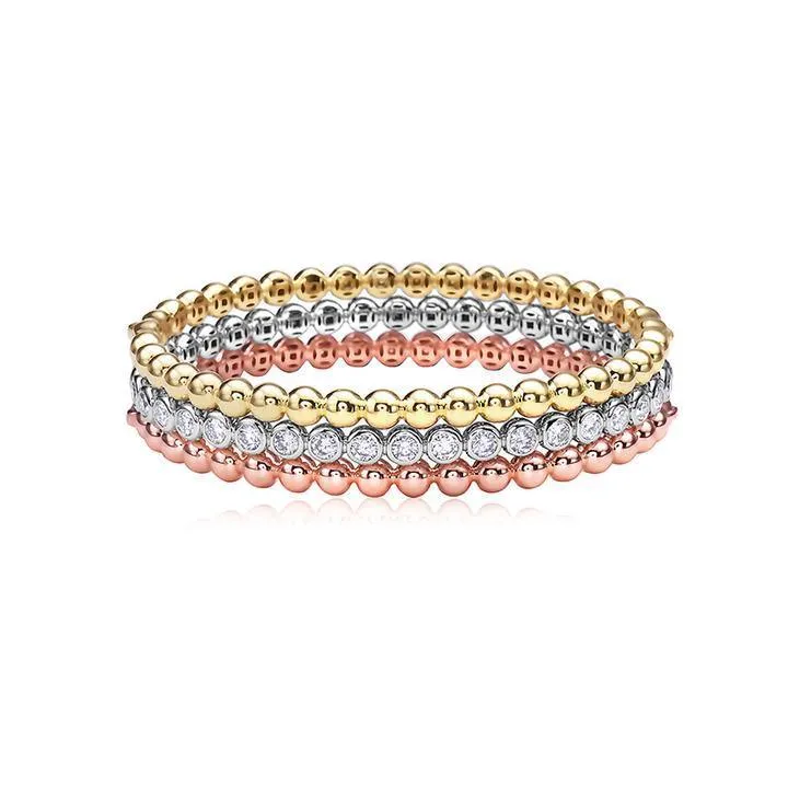 Diamond Bubble Bangle Bracelet