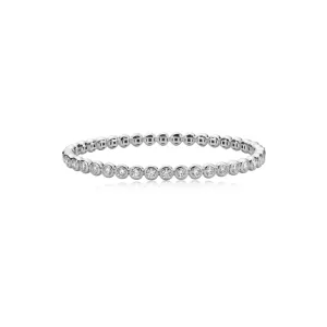 Diamond Bubble Bangle Bracelet