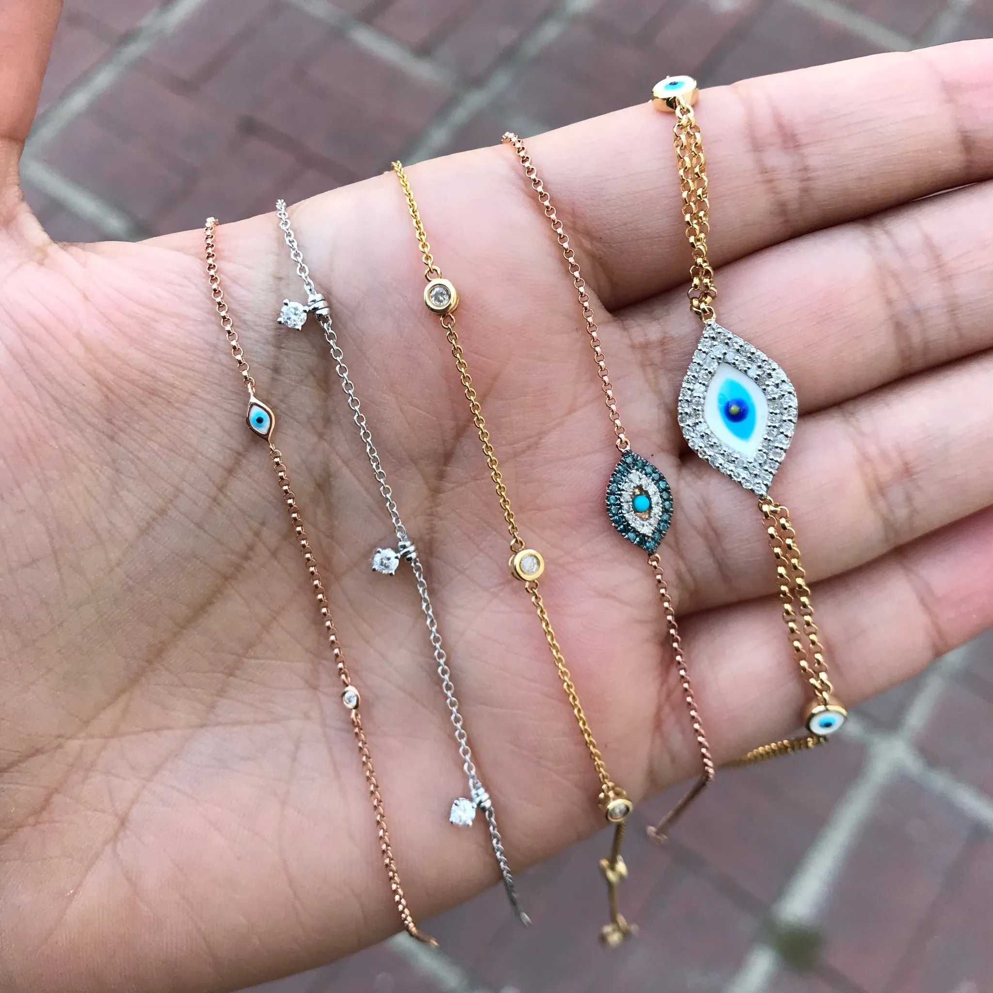 Diamond Droplet Bracelet