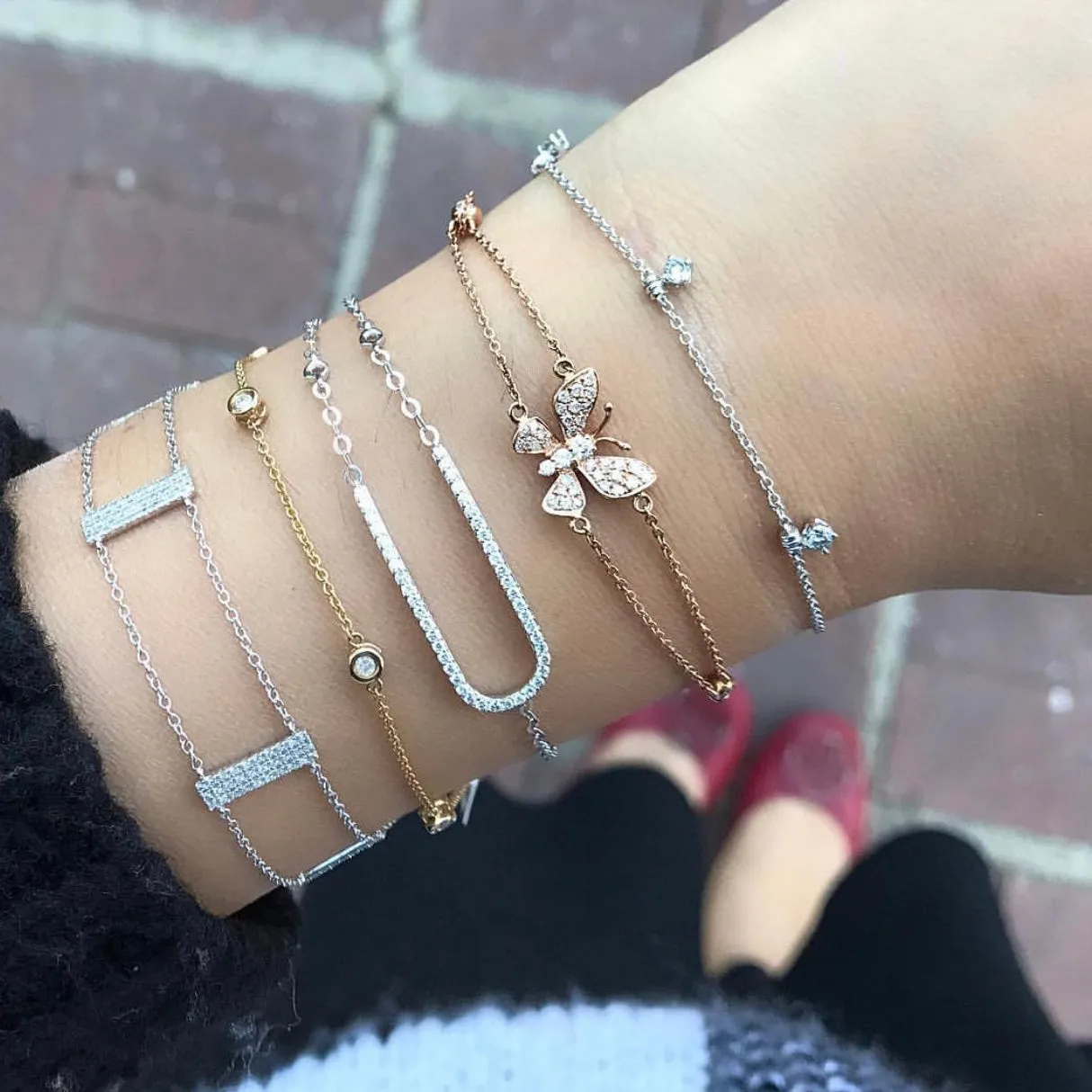 Diamond Droplet Bracelet