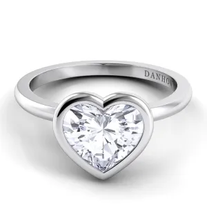 Diamond Heart 1.01 Carat Solitaire Custom made by Danhov