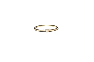Diamond solitaire ring