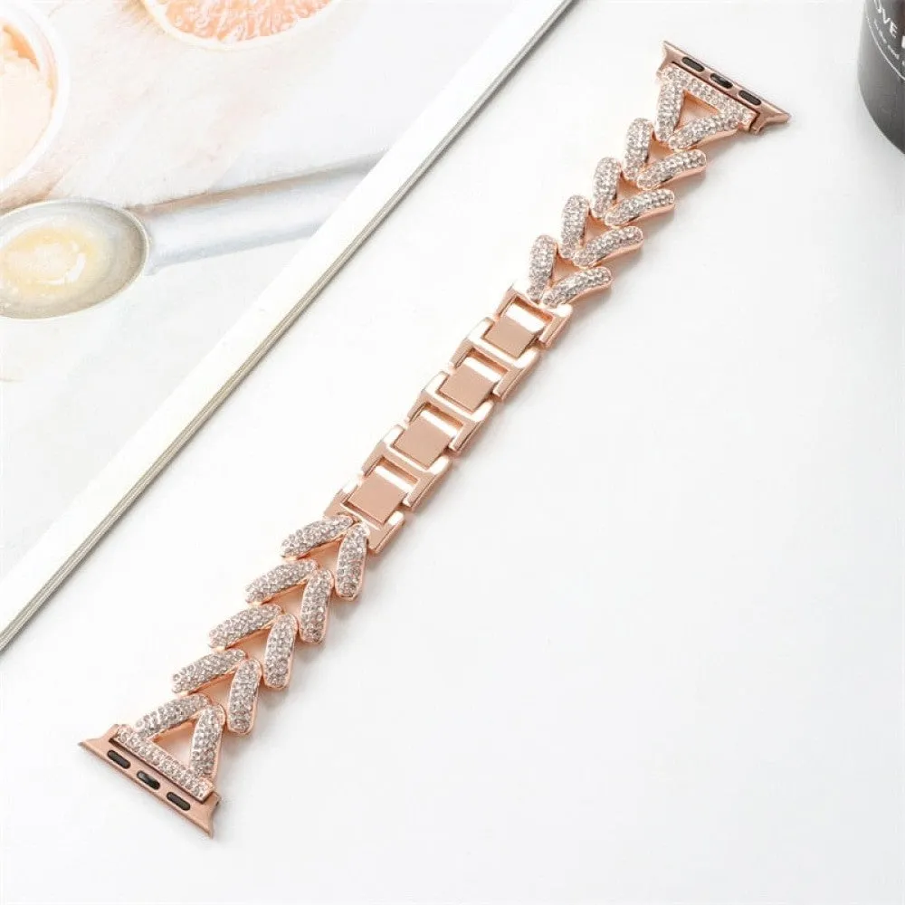 Diamond Steel Luxury Chain Strap Case Bracelet for Iwatch