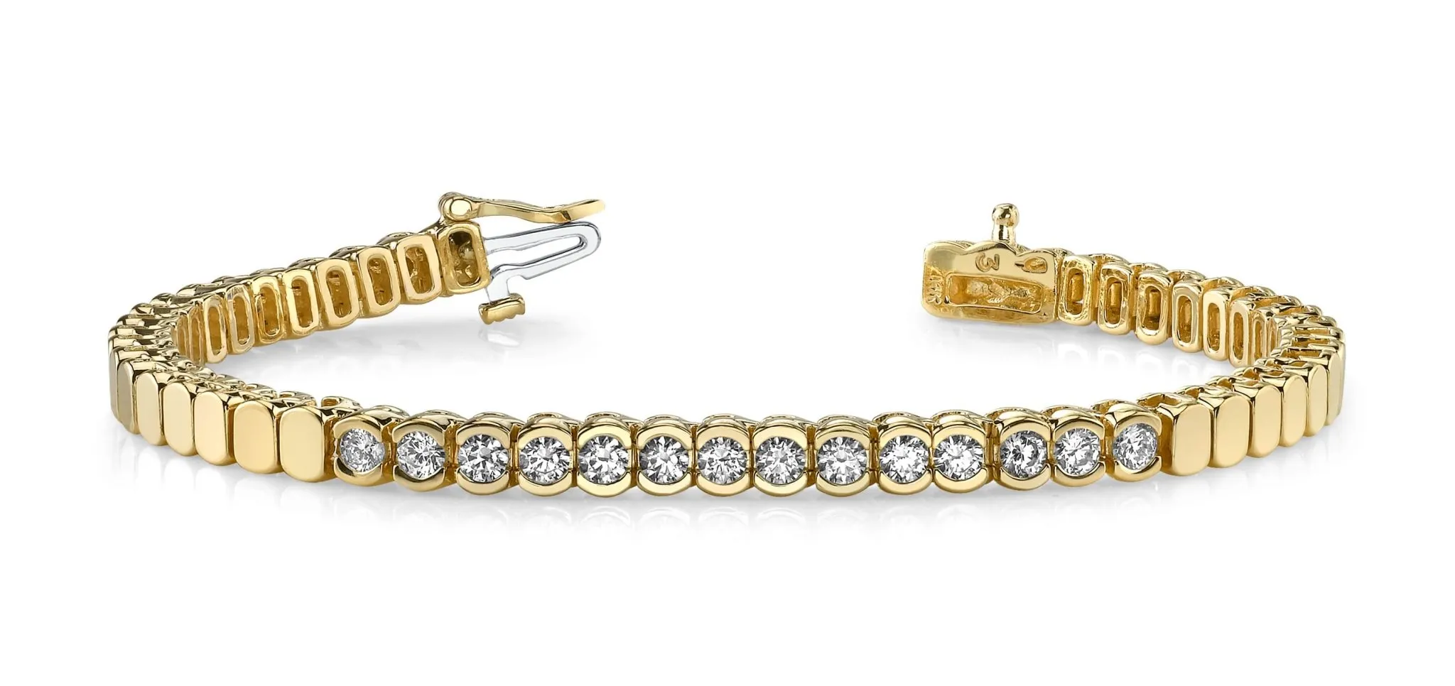 Diamond Tears Diamond Bracelet with 1.75 ct.(finished) 3.25mm