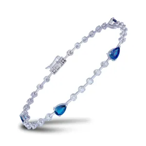 Diamond Tennis BRACELET 18K White Gold