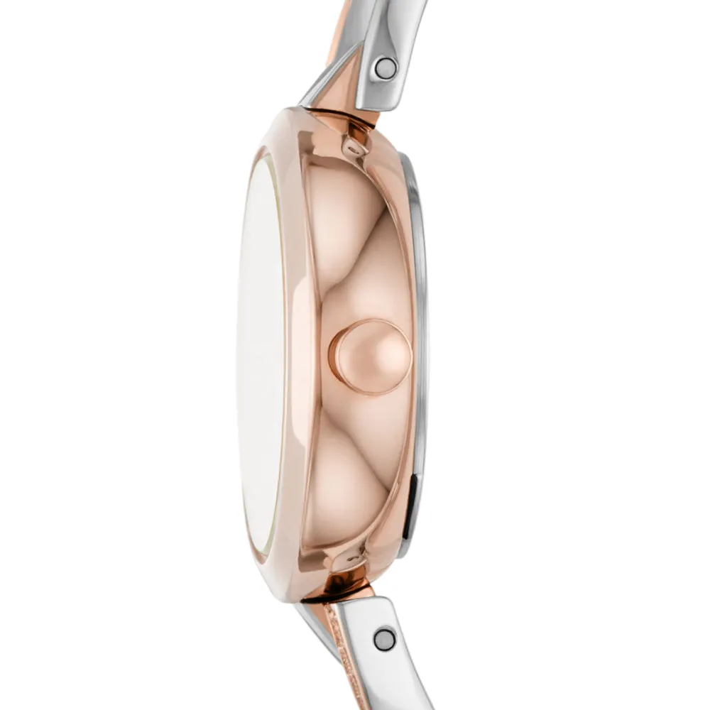 DKNY Crosswalk Two Tone Stainless Steel Analog Women's Watch