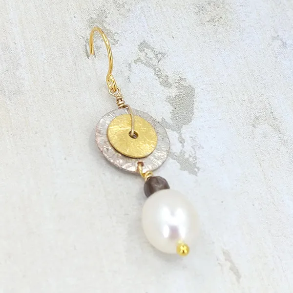 Double Happy 14k Gold Earrings