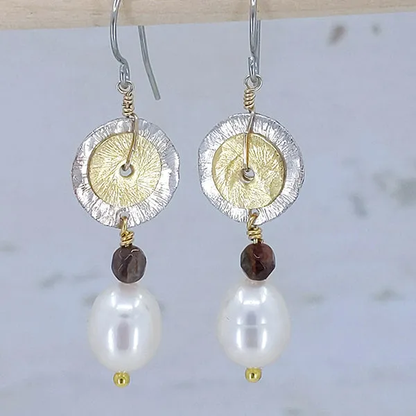 Double Happy 14k Gold Earrings
