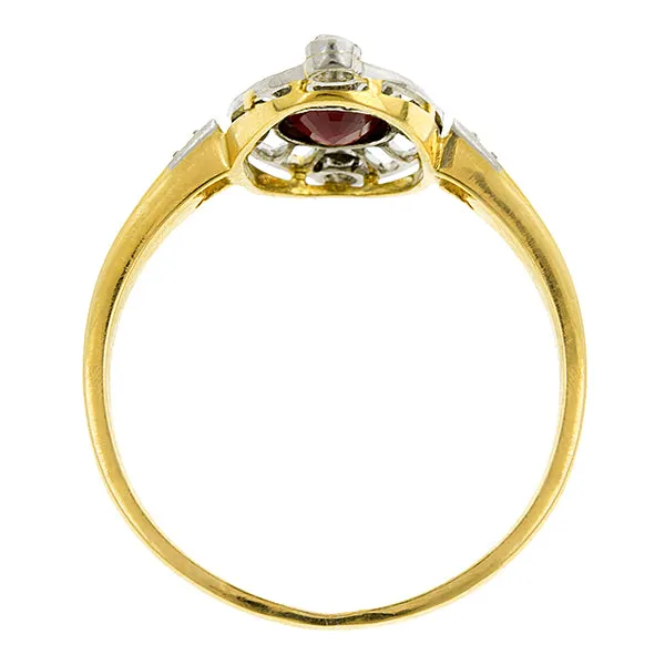 Edwardian Ruby & Diamond Ring