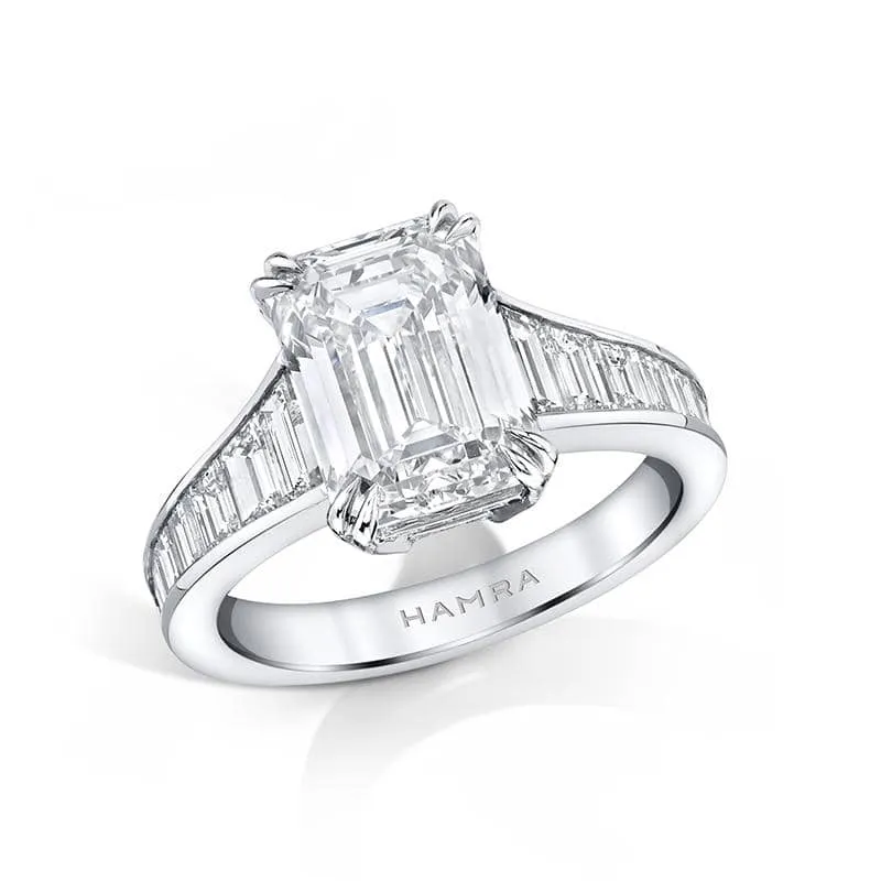 Emerald Cut Diamond Ring