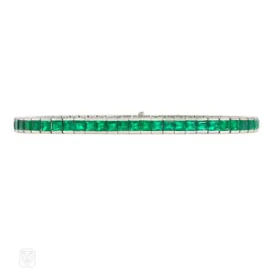 Emerald line bracelet