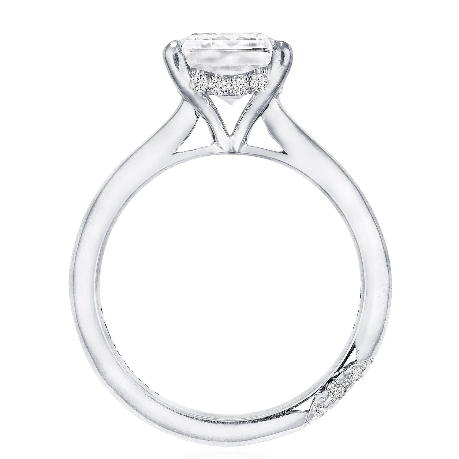 Emerald Solitaire Engagement Ring