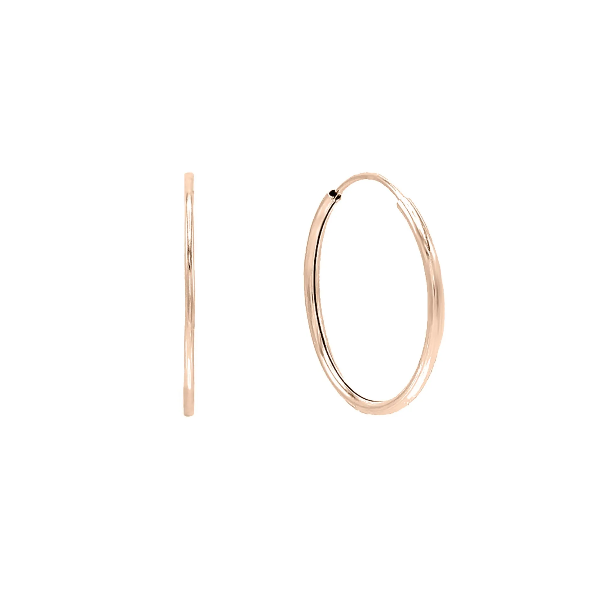 Endless Hoop Earring 14K