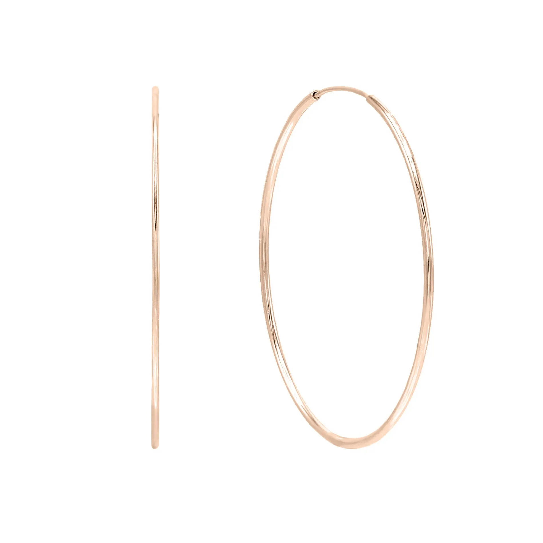 Endless Hoop Earring 14K