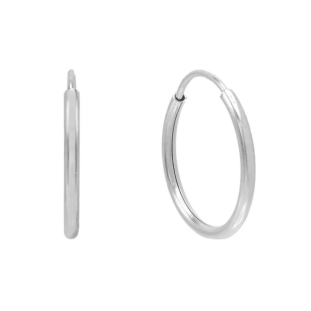 Endless Hoop Earring 14K