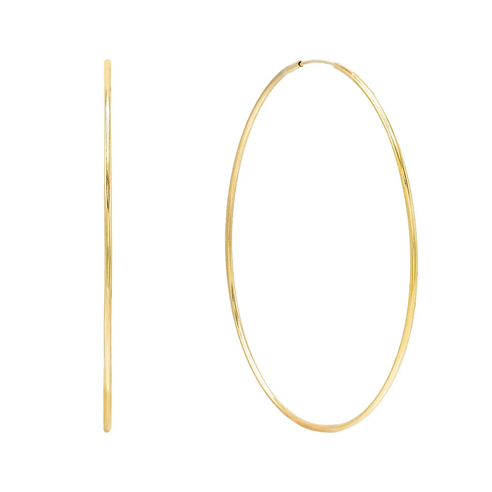 Endless Hoop Earring 14K