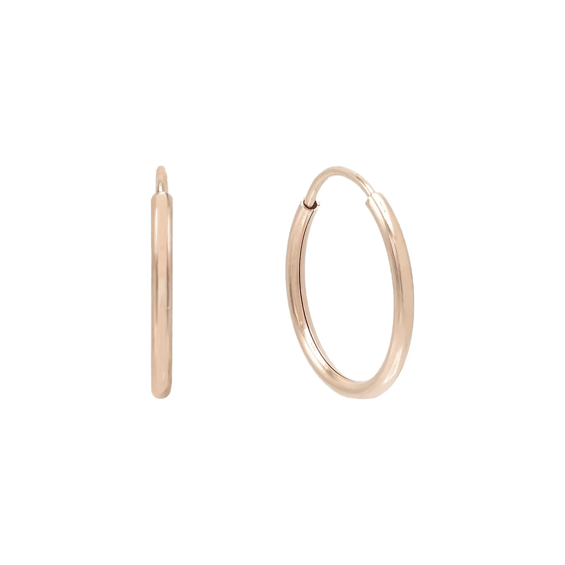 Endless Hoop Earring 14K