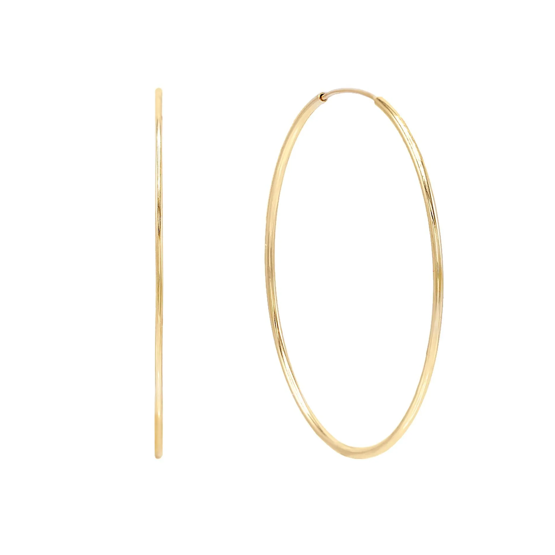 Endless Hoop Earring 14K