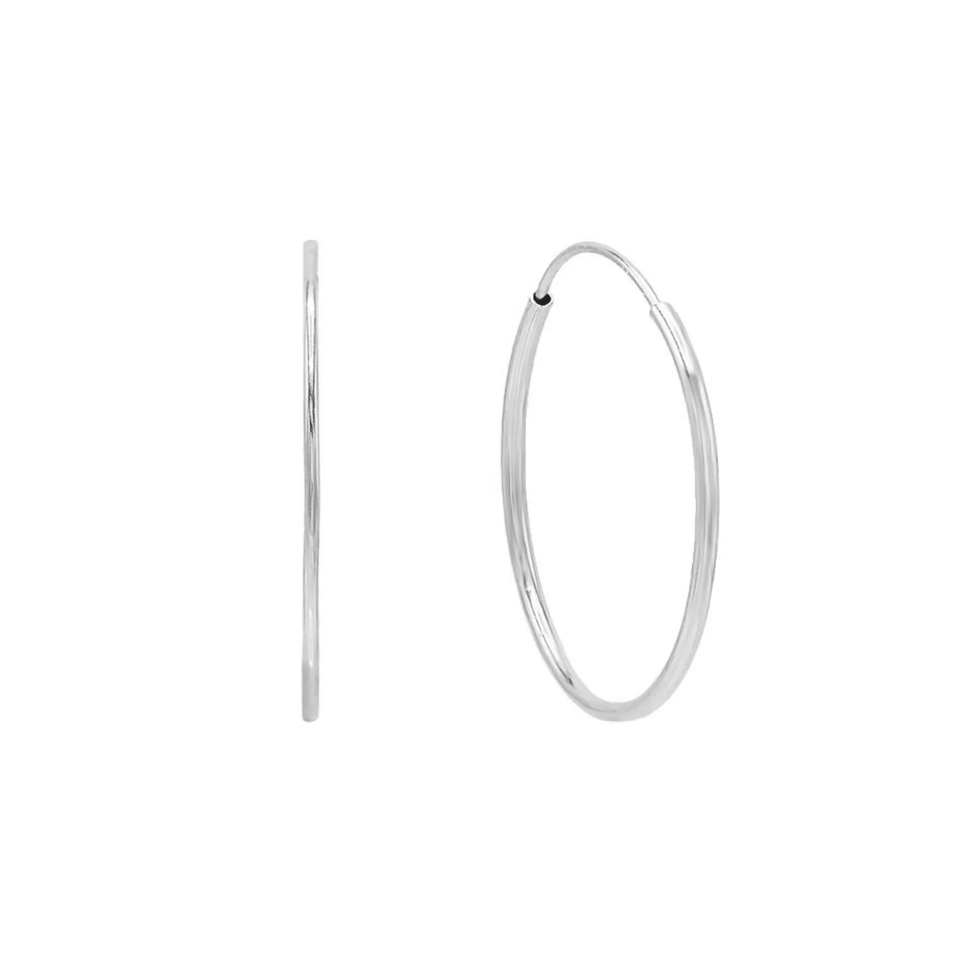Endless Hoop Earring 14K