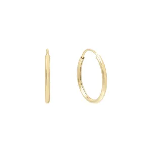 Endless Hoop Earring 14K