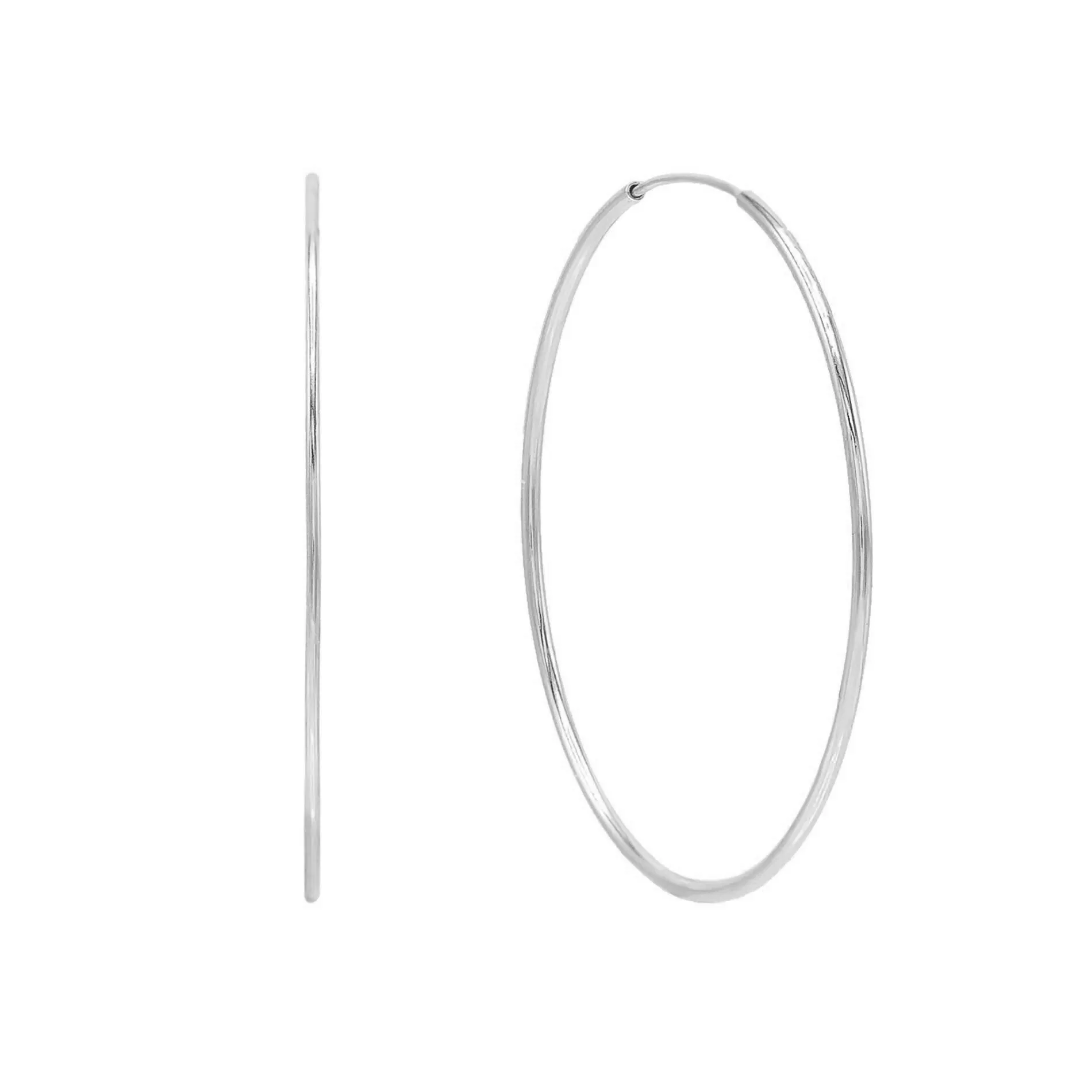 Endless Hoop Earring 14K