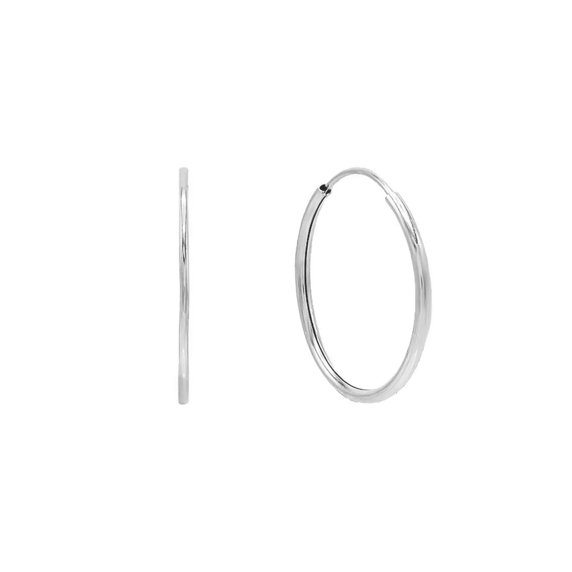 Endless Hoop Earring 14K