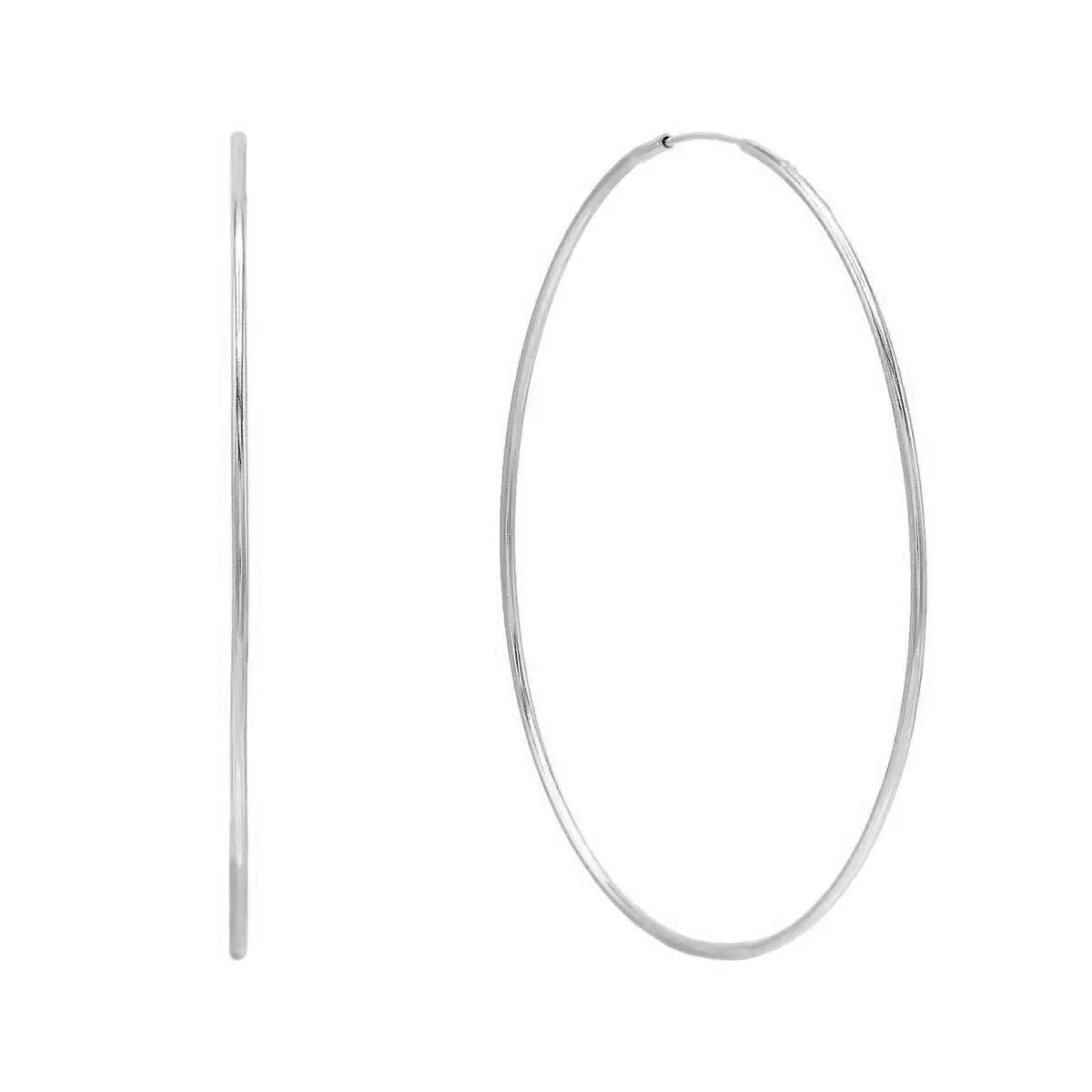 Endless Hoop Earring 14K