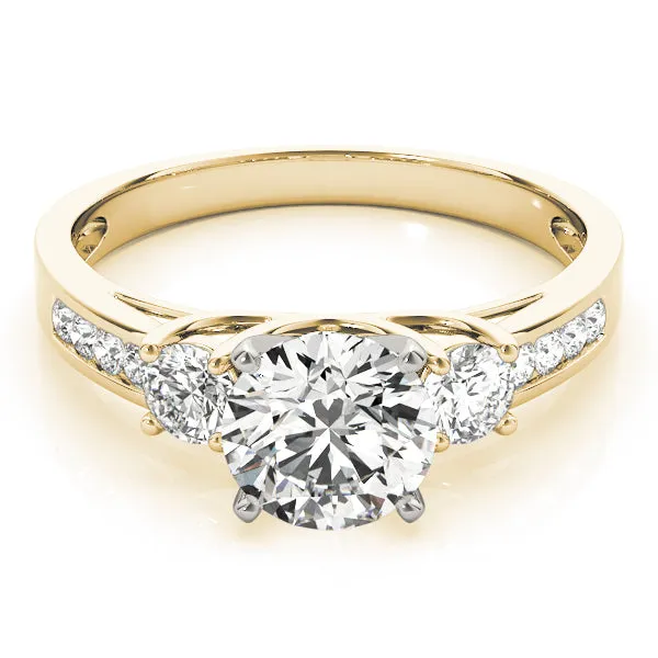 Engagement Rings 3 Stone Round - TN84363