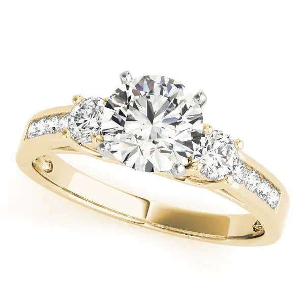 Engagement Rings 3 Stone Round - TN84363